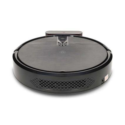 Aspirateur robot intelligent 2-en-1 (aspiration et lavage) SmartLife 2600 mAh Wi‑Fi compatible Tuya noir + télécommande