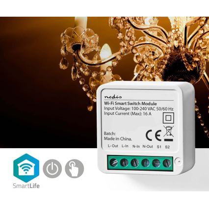 Interrupteur connecté SmartLife Wi-Fi 230V