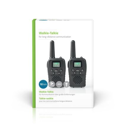 LOT x2 Talkie-walkie avec lumière LED 3xAAA portée 10 km