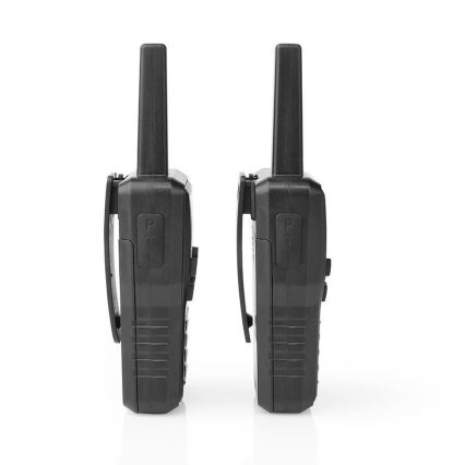 LOT 2x Talkie-walkie rechargeable avec lumière LED 1300 mAh portée 10 km