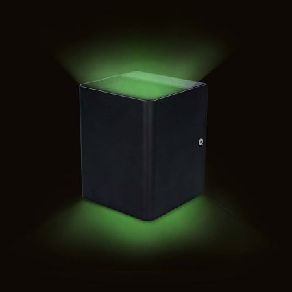 Applique murale d'extérieur LED RGBW dimmable SmartLife LED/12W/230V IP65 Wi-Fi Tuya noir