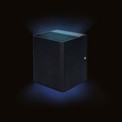 Applique murale d'extérieur LED RGBW dimmable SmartLife LED/12W/230V IP65 Wi-Fi Tuya noir