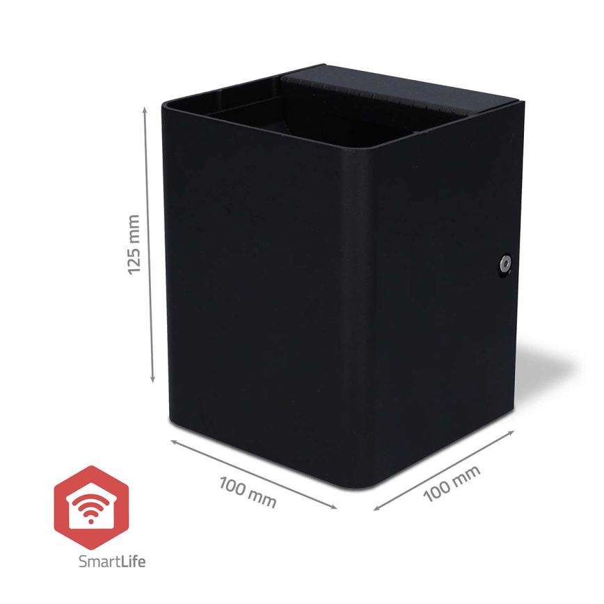 Applique murale d'extérieur LED RGBW dimmable SmartLife LED/12W/230V IP65 Wi-Fi Tuya noir