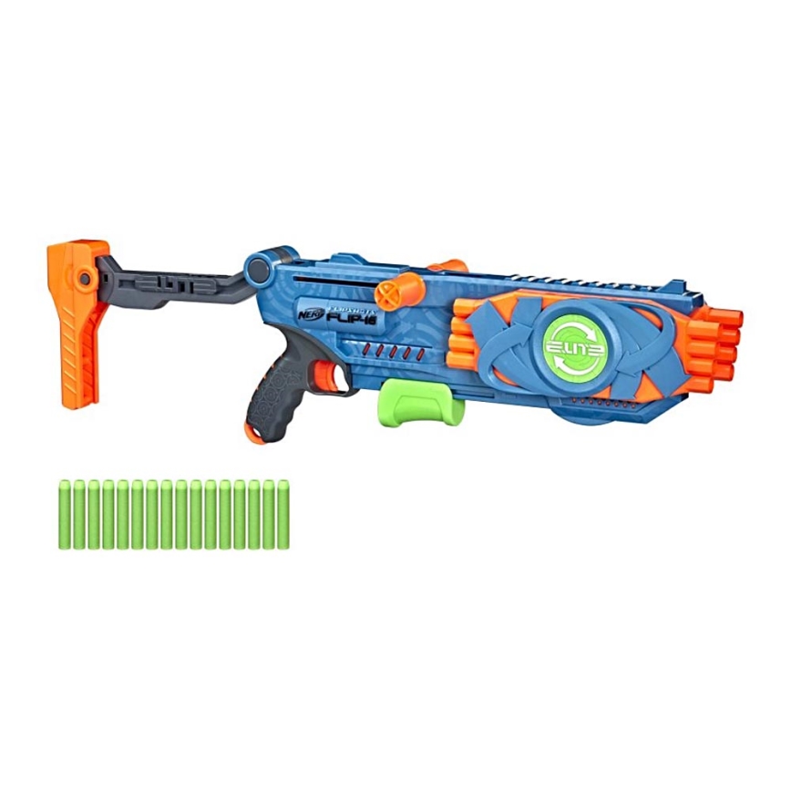 Nerf - Pistolet pour enfants Elite 2.0 Flip-16 avec accessoires