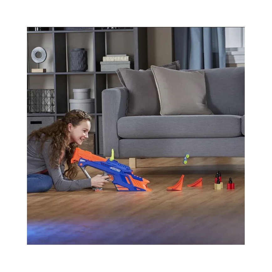 Nerf - Pistolet pour enfants Nitro MotoFury Rapid Rally + 9 voitures