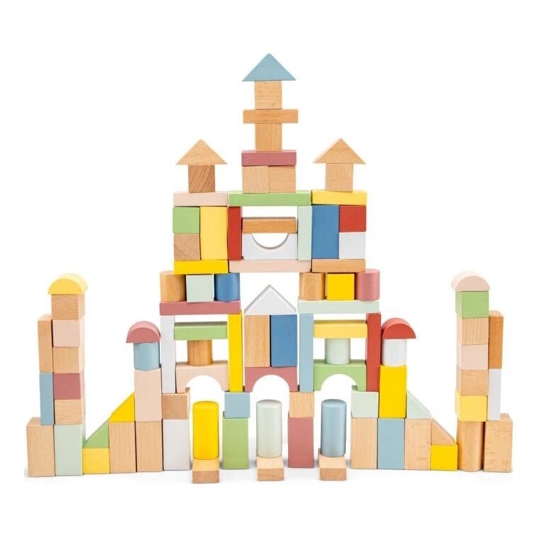 New Classic Toys - Blocs en bois 100 pce