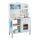 New Classic Toys - Cuisine en bois avec accessoires bleu clair