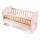 New Classic Toys - Lit en bois pour poupées rose
