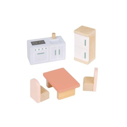 New Classic Toys - Maison de poupée en bois rouge