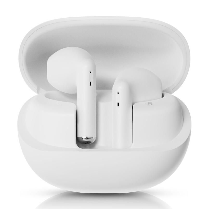 Niceboy Beans 4 - Écouteurs sans fil 300 mAh + 2x 35 mAh IPX4 blanc