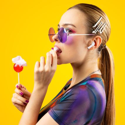 Niceboy Beans 4 - Écouteurs sans fil 300 mAh + 2x 35 mAh IPX4 blanc