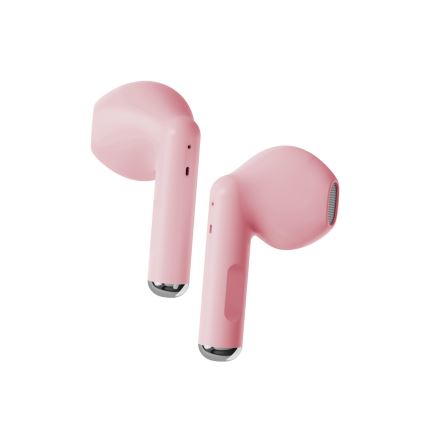 Niceboy Beans 4 - Écouteurs sans fil 300 mAh + 2x 35 mAh IPX4 rose