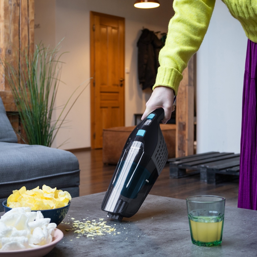 Niceboy ION Hurricane F7 - Aspirateur balai sans fil 3 en 1 150W/2200 mAh noir