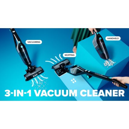 Niceboy ION Hurricane F7 - Aspirateur balai sans fil 3 en 1 150W/2200 mAh noir