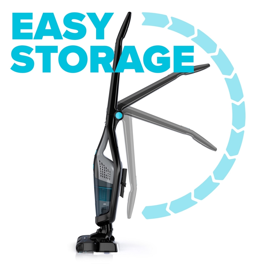 Niceboy ION Hurricane F7 - Aspirateur balai sans fil 3 en 1 150W/2200 mAh noir