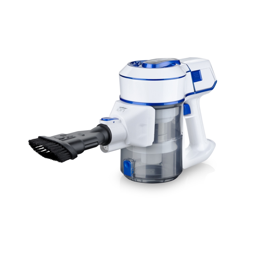 Niceboy ION Hurricane H5 - Aspirateur-balai sans fil 2en1 150W/2200 mAh blanc/bleu
