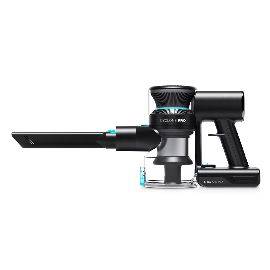 Niceboy ION Hurricane H5 Plus - Aspirateur-balai sans fil 2en1 140W/2200 mAh noir