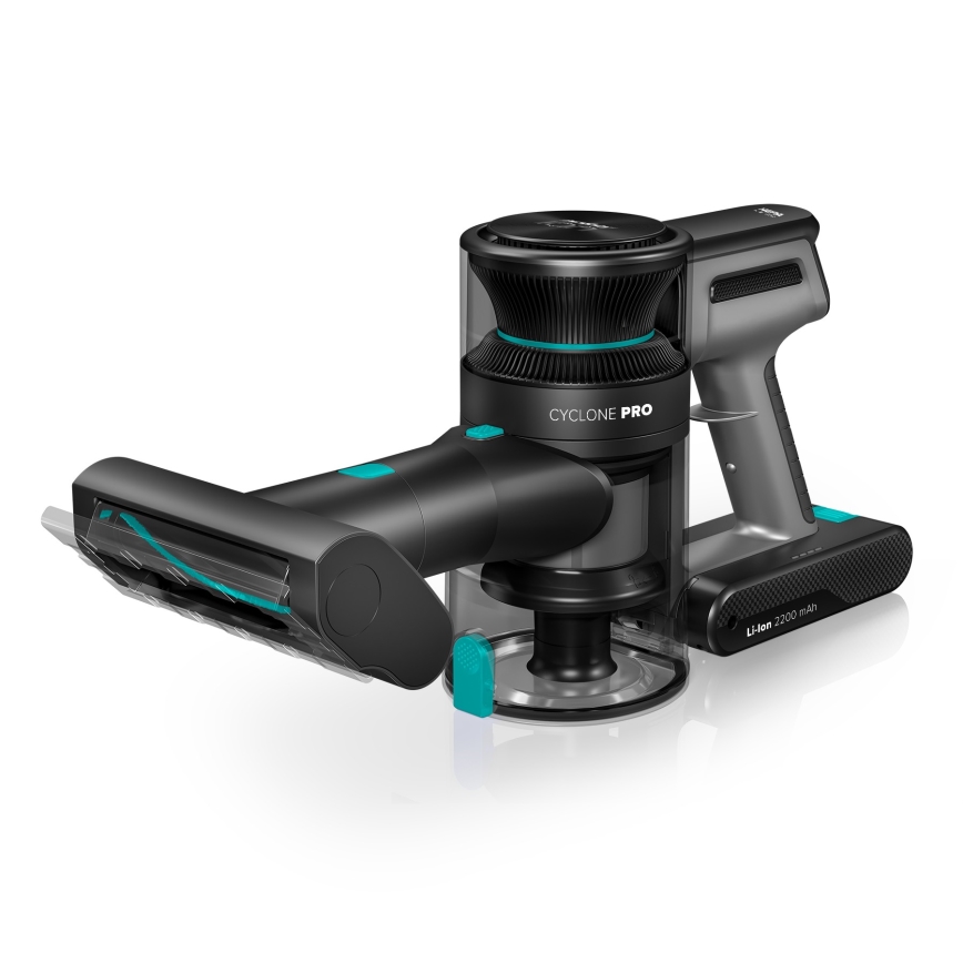 Niceboy ION Hurricane H7- Aspirateur balai sans fil flexible 2en1 200W/2200 mAh noir