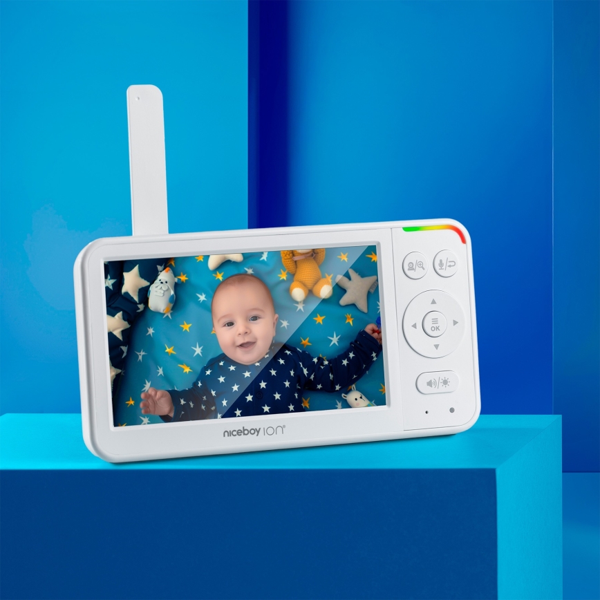 Niceboy ION Starlight SL5 - Babyphone Full HD 1080p 4000 mAh 5V