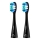 Niceboy - LOT 2x Tête de rechange Lite Medium pour brosse à dents ION Sonic noir