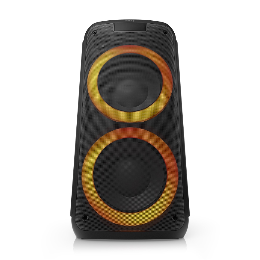 Niceboy PARTY Boss 2 - Enceinte sans fil LED avec un micro et batterie portative fonction 200W/4500 mAh + Télécommande
