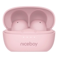 Niceboy Podsie 4 POP - Écouteurs sans fil 400 mAh + 2 × 40 mAh IPX4 rose