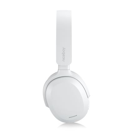 Niceboy Sora - Écouteurs sans fil avec microphone 250 mAh IPX4 blanc