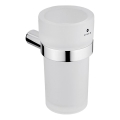 NIMCO BR 11058W-26 - Porte-brosse à dents mural BORMO mat verre/chrome brillant