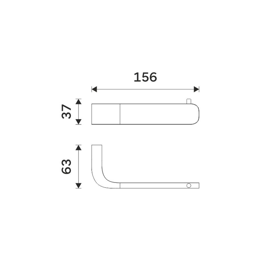 NIMCO NK 30055-26 - Porte-papier toilette NIKAU chrome brillant