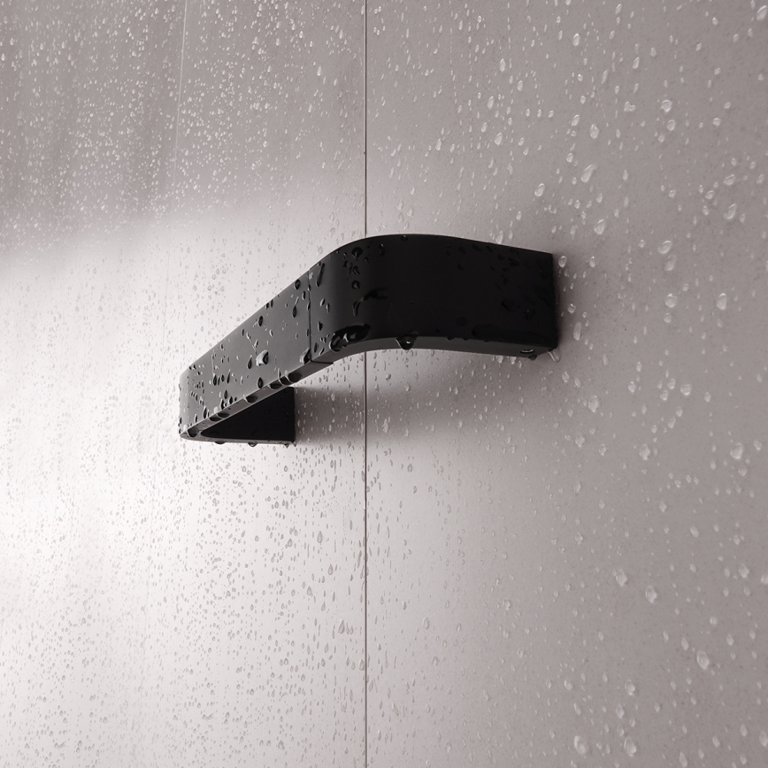 NIMCO NKC 30035-90 - Porte-serviettes mural NIKAU 39 cm mat noir
