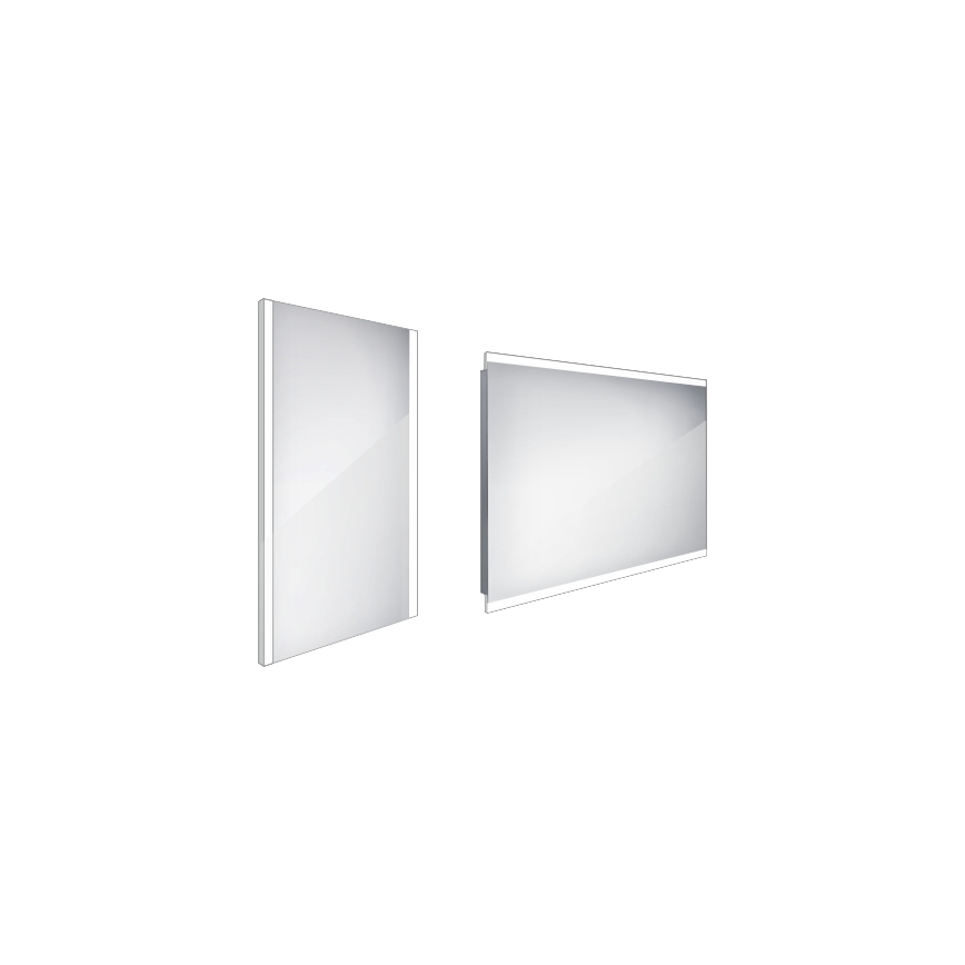 NIMCO ZP 11000 - Miroir LED rétroéclairé pour salle de bains LED/18W/230V 6500K 60x40 cm IP44
