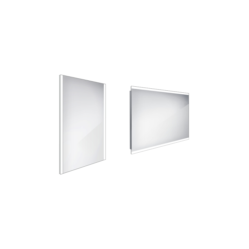 NIMCO ZP 11001 - Miroir de salle de bain rétro-éclairé LED/21W/230V 6500K 70x50 cm IP44