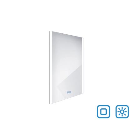 NIMCO ZP 11001VX - Miroir de salle de bains rétroéclairé à LED dimmable / 21W / 230V 3000-6500K 70x50 cm IP44