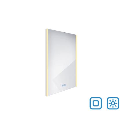 NIMCO ZP 11001VX - Miroir de salle de bains rétroéclairé à LED dimmable / 21W / 230V 3000-6500K 70x50 cm IP44
