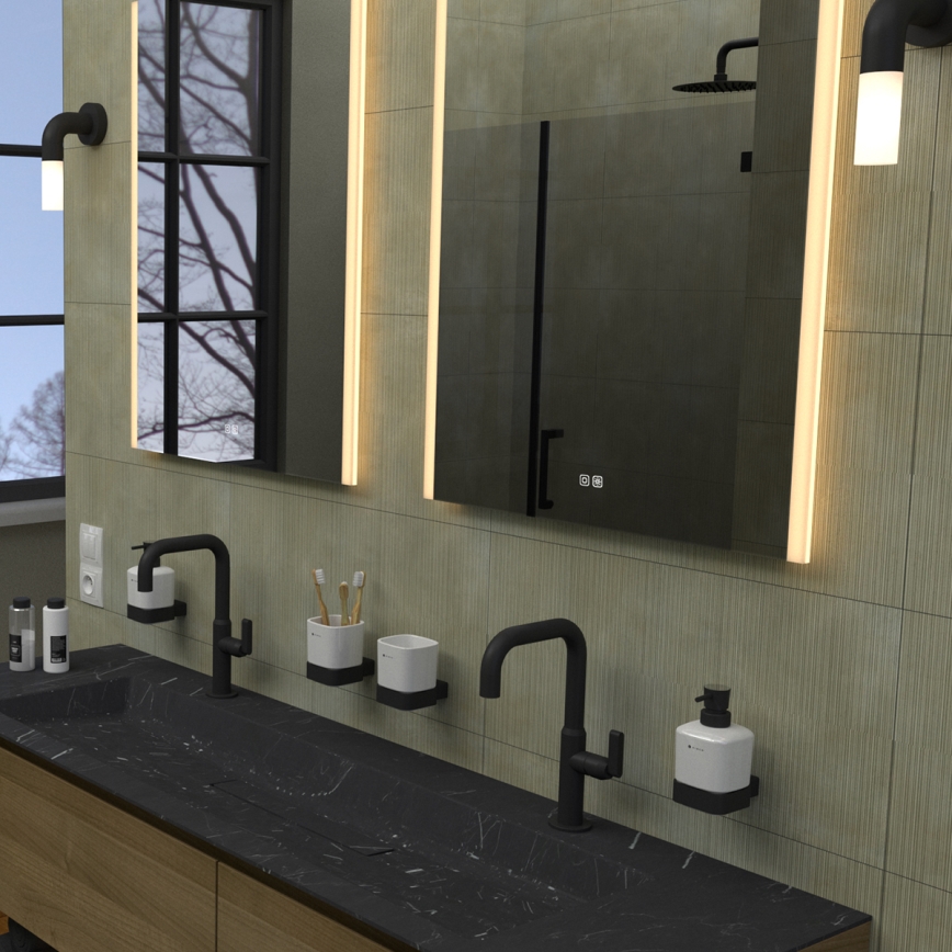 NIMCO ZP 11002VX - Miroir rétroéclairé LED à intensité variable pour salle de bains LED/24W/230V 3000-6500K 80x60 cm IP44