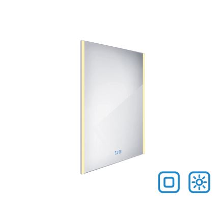 NIMCO ZP 11002VX - Miroir rétroéclairé LED à intensité variable pour salle de bains LED/24W/230V 3000-6500K 80x60 cm IP44