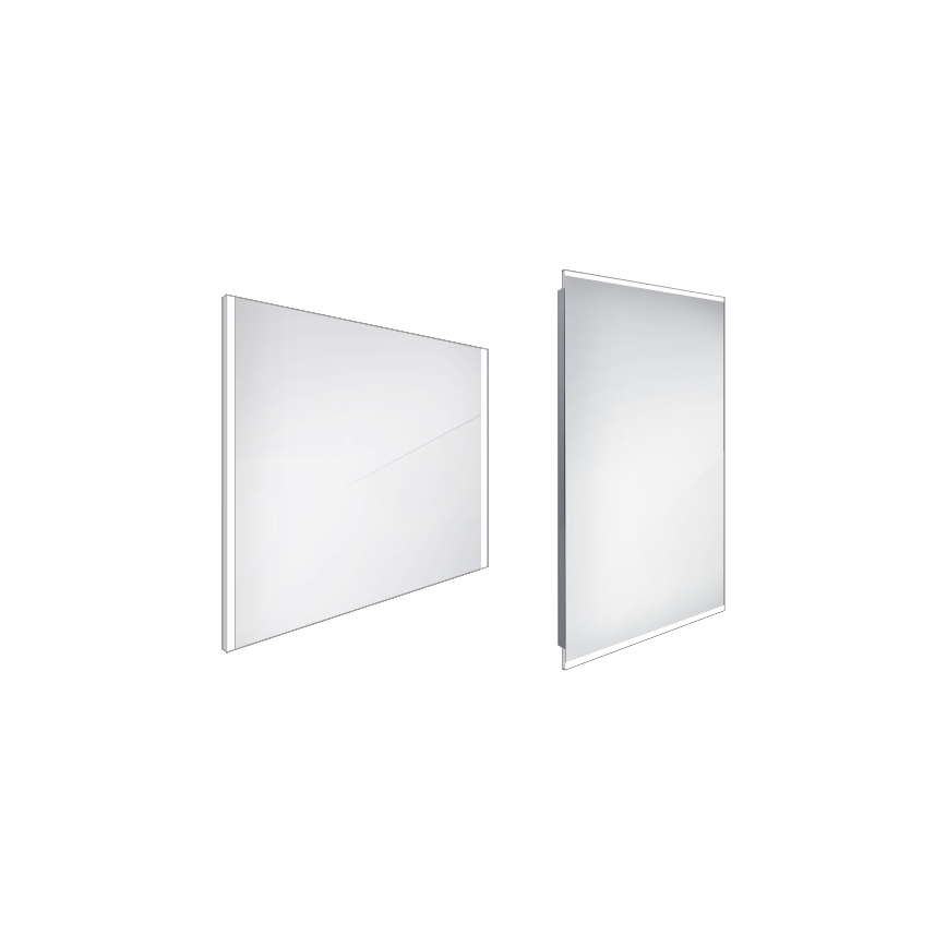 NIMCO ZP 11003 - Miroir de salle de bain rétro-éclairé LED/21W/230V 6500K 70x80 cm IP44