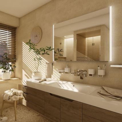 NIMCO ZP 11019 - Miroir rétroéclairé pour salle de bains LED/21W/230V 6500K 70x90 cm IP44