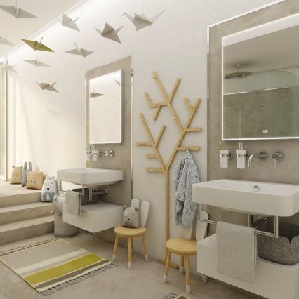 NIMCO ZP 13001VX - Miroir de salle de bains rétroéclairé à intensité variable LED/35W/230V 3000-6500K 70x50 cm IP44