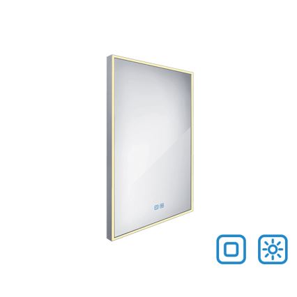 NIMCO ZP 13001VX - Miroir de salle de bains rétroéclairé à intensité variable LED/35W/230V 3000-6500K 70x50 cm IP44