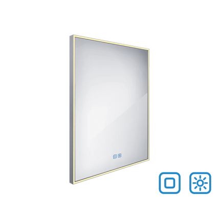 NIMCO ZP 13002VX - Miroir rétroéclairé dimmable pour salle de bains LED/41W/230V 3000-6500K 80x60 cm IP44