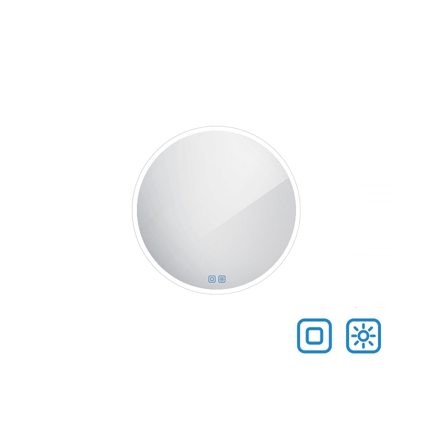 NIMCO ZP 26000RVX - Miroir rétroéclairé de salle de bains à LED dimmable LED/26W/230V 3000-6500K Ø 60 cm IP44