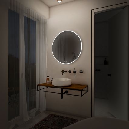 NIMCO ZP 26000RVX - Miroir rétroéclairé de salle de bains à LED dimmable LED/26W/230V 3000-6500K Ø 60 cm IP44