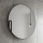NIMCO ZPC 31001RVX-90 - Miroir rétro-éclairé à intensité variable salle de bain LED/22W/230V 3000-6500K d. 70 cm mat noir IP44