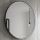 NIMCO ZPC 31002RVX-90 - Miroir rétro-éclairé à intensité variable salle de bain LED/26W/230V 3000-6500K d. 80 cm mat noir IP44