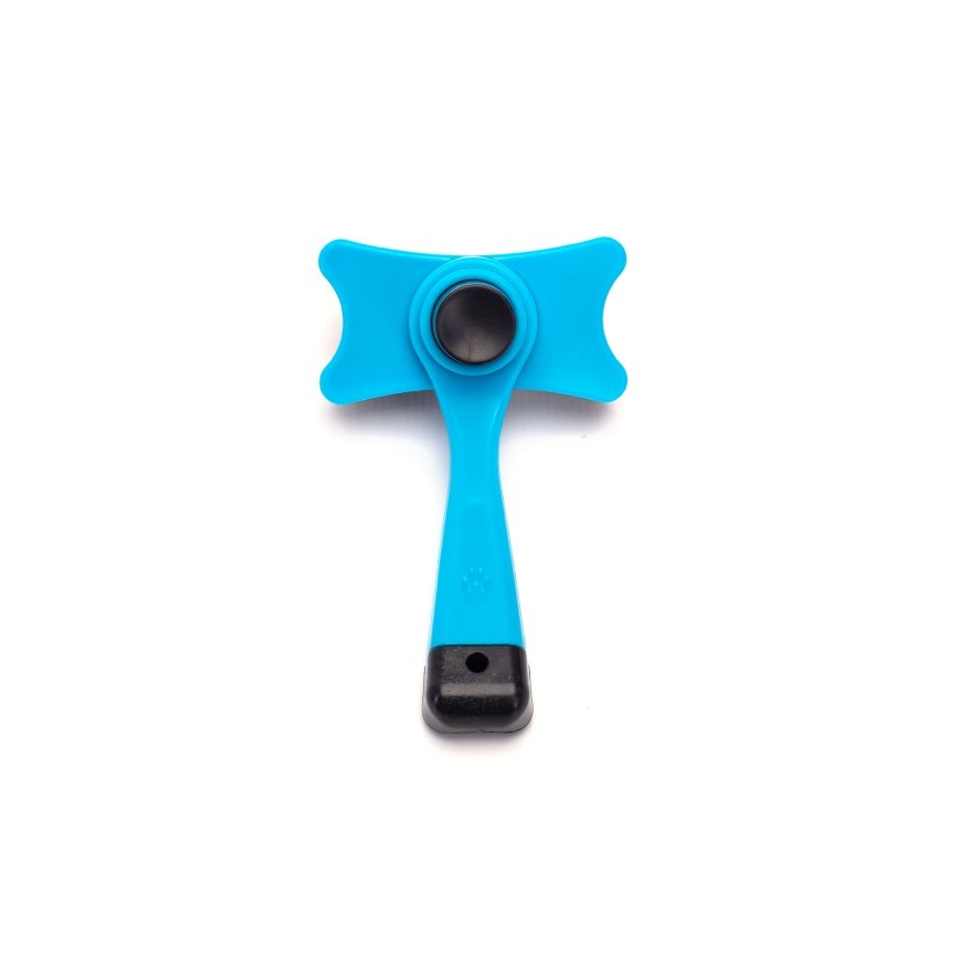 Nobleza - Brosse pour chiens et chats bleue/noire