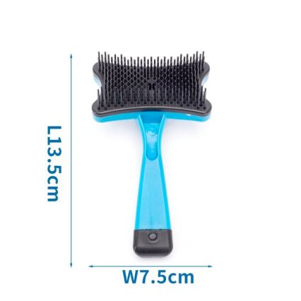 Nobleza - Brosse pour chiens et chats bleue/noire