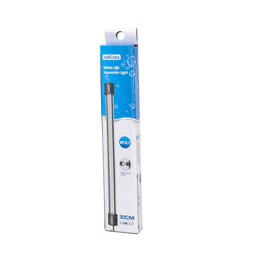 Nobleza - Éclairage d'aquarium LED/1,5W/230V IPX7 30 cm