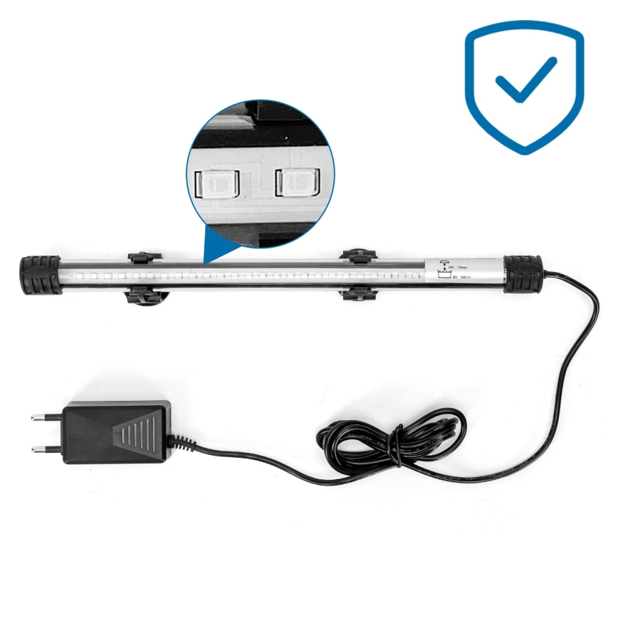 Nobleza - Éclairage d'aquarium LED/1,5W/230V IPX7 30 cm