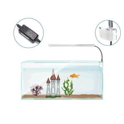 Nobleza - Éclairage d'aquarium LED/6W/230V IPX7 23 cm